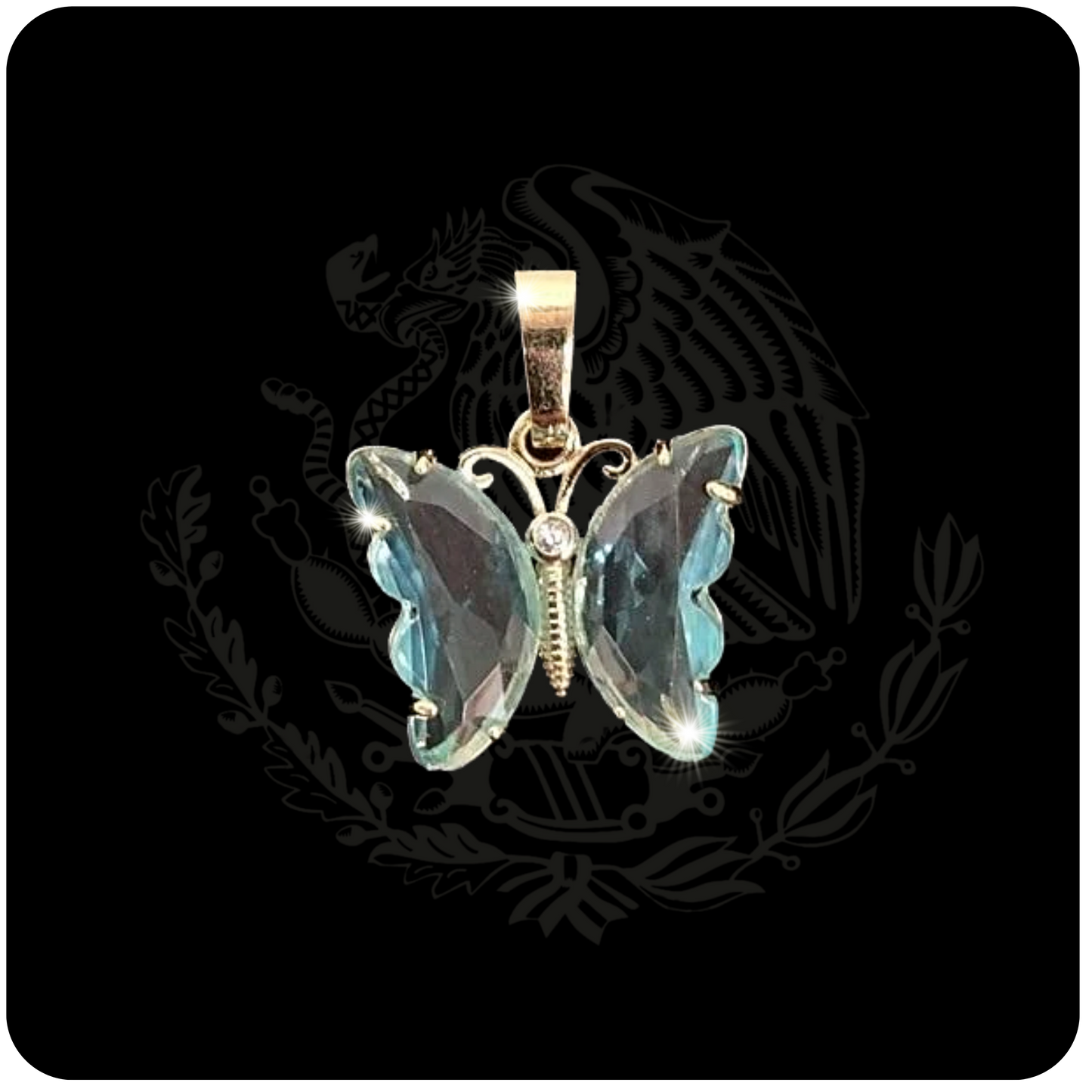 Butterfly Crystal Charm