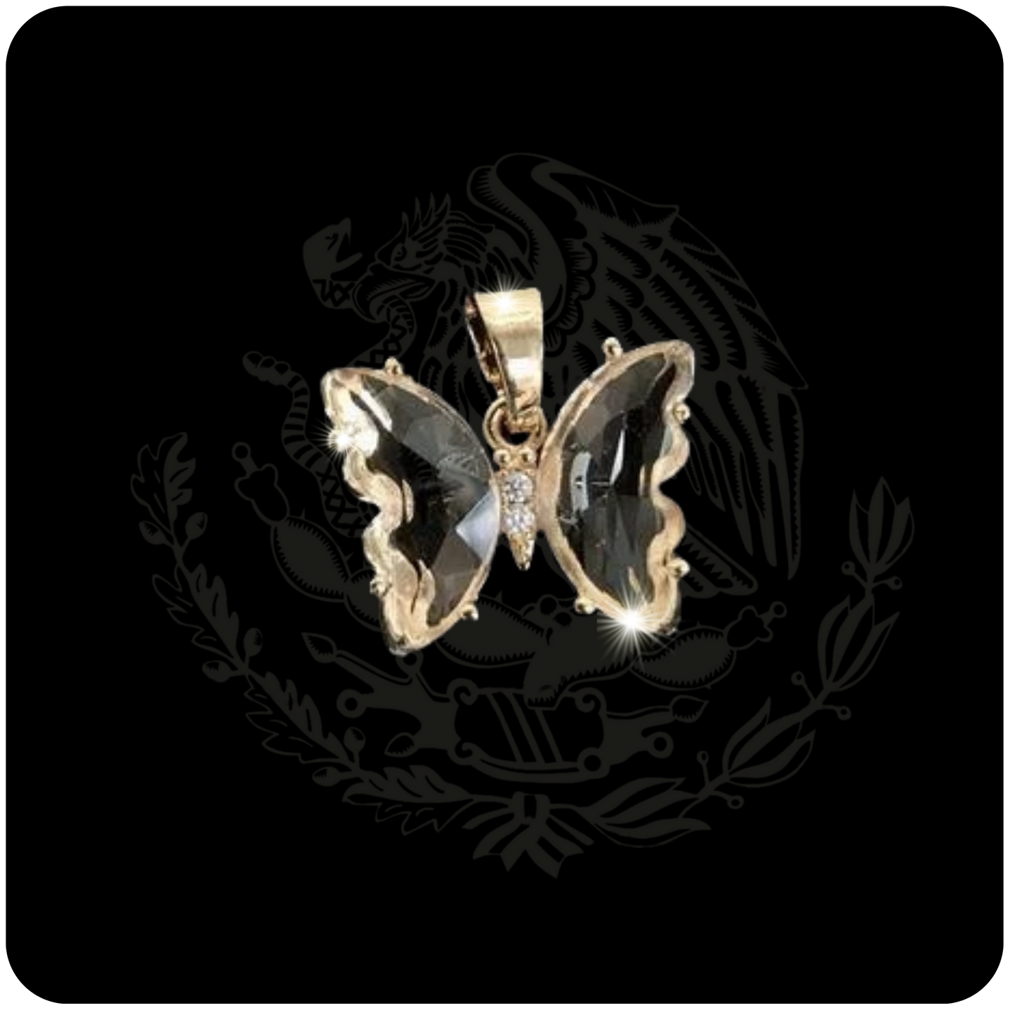 Butterfly Crystal Charm