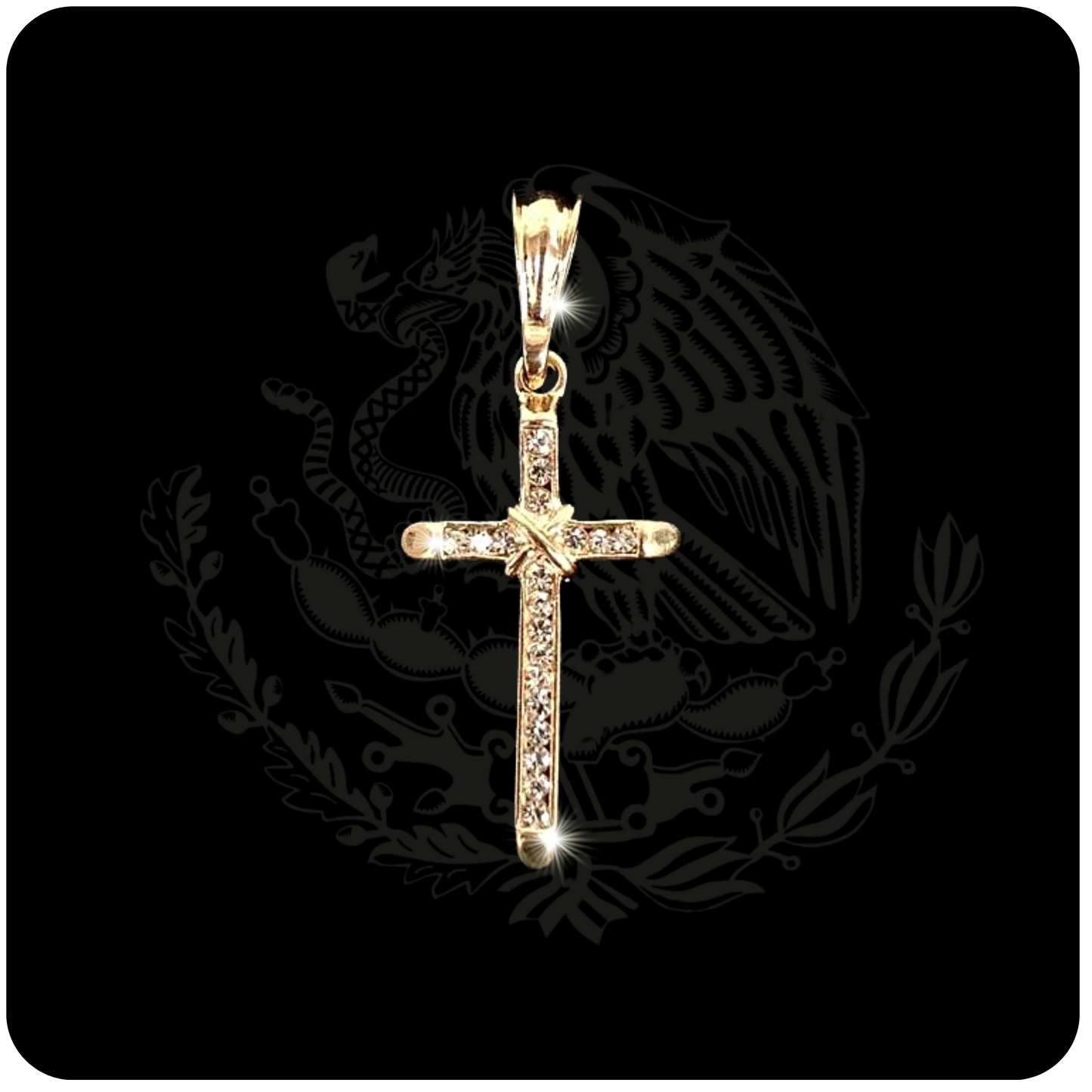 Trust cross pendant