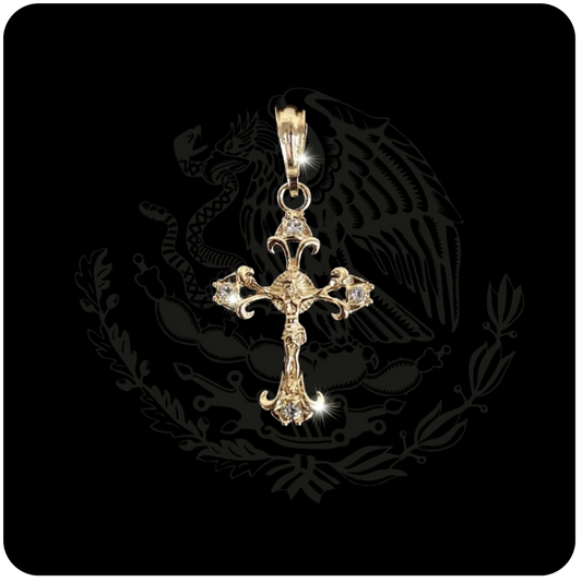 Gold Crucifix Pendant