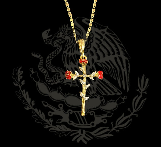 Red Rose Cross Set