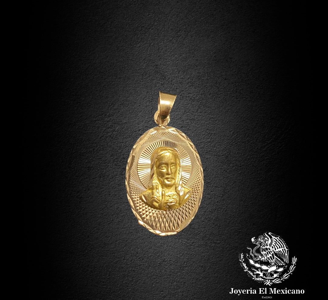 OVAL VIRGIN PENDANT 14KT