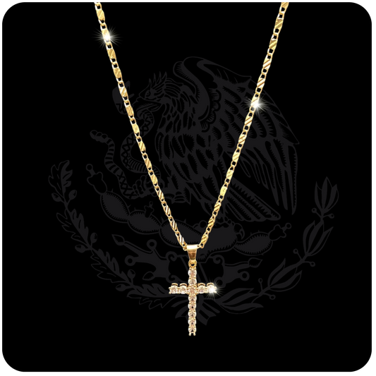 Iced out cross Set
