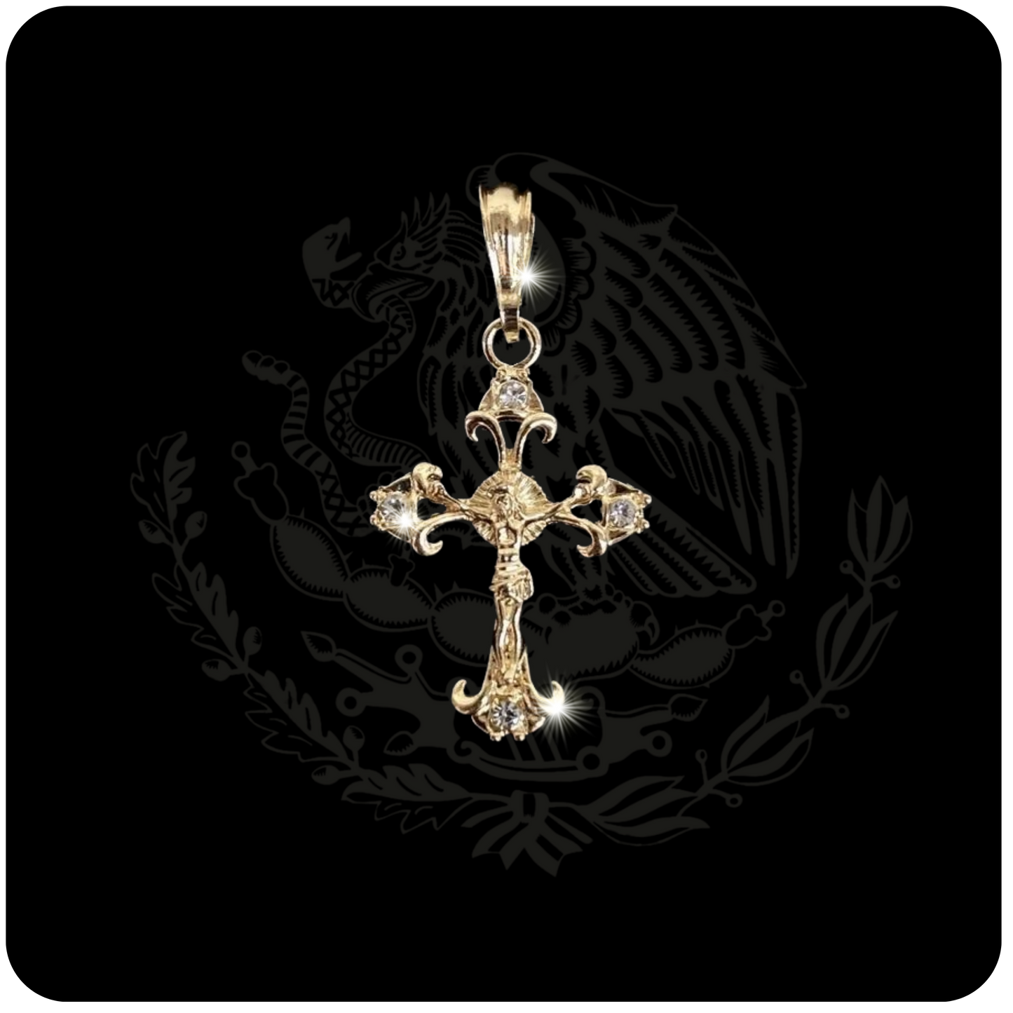 Gold Crucifix Pendant