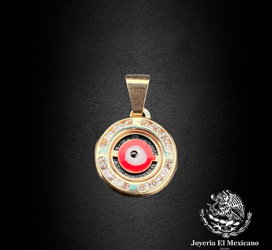 EVIL EYE PENDANT 14KT