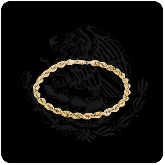 Gold Rope Bracelet PVD