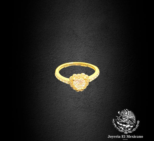 CUTE HEART RING 14KT