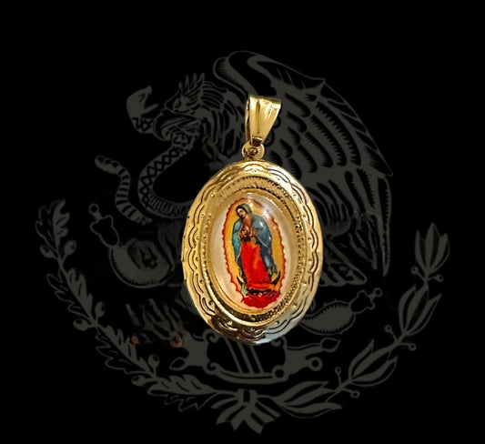 Virgin Mary Picture Pendant