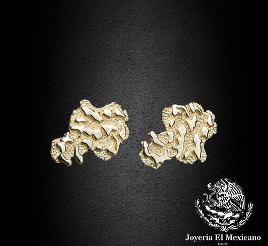 GOLD NUGGET EARRINGS 10K